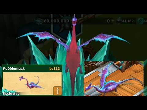Puddlemuck limited exclusive level 122||Dragons rise of Berk