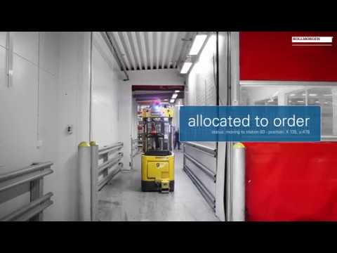 Follow an order in an AGV system