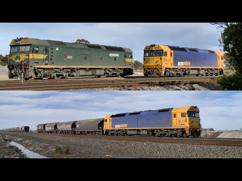 7731V Grain Train Adds Hopper At Gheringhap (25/7/2020) - PoathTV Australian Trains & Railways
