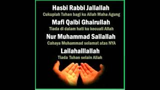 Download lagu Hasbi Robbi Jallallah.Mafi Qalbi Ghairullah.Nur Muhammad Sallaallah.Lailahaillallah. mp3