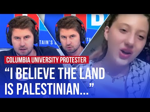 'Do you believe Israel should exist?' Columbia University protester quizzed by Ben Kentish | LBC