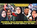 SKANDAL GILA SAHARA NGANGKANG NGAMUK TOYOR KEPALA YAI MIM