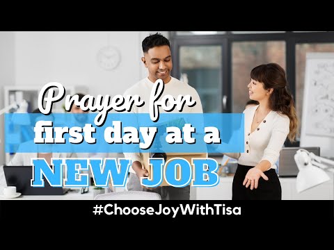 Prayer for First Day at a New Job | Choose Joy with Tisa | Daily Effective Prayers