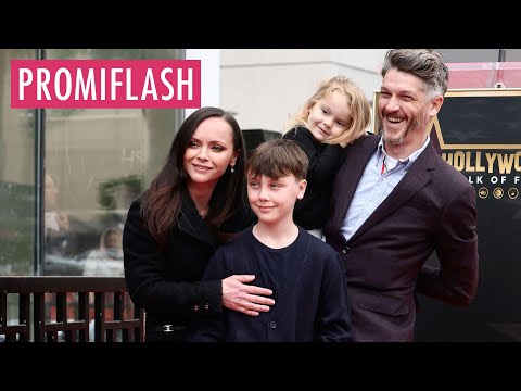 Christina Ricci feiert mit ihrer Familie Walk-of-Fame-Stern