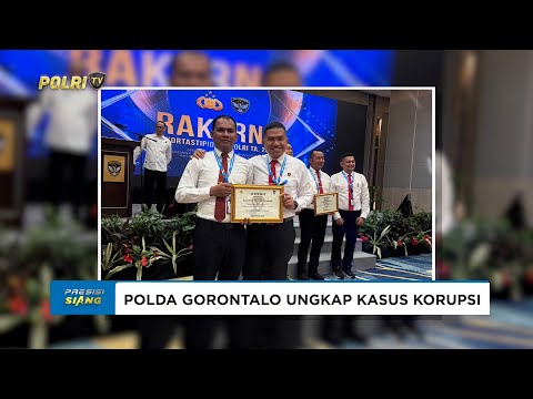 POLDA GORONTALO MERAIH PERINGKAT I KATEGORI PERSENTASE PENYELESAIAN PERKARA TINDAK PIDANA KORUPSI
