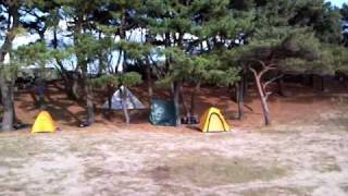 preview picture of video 'marmot nutshell tent(winfproof)!!'