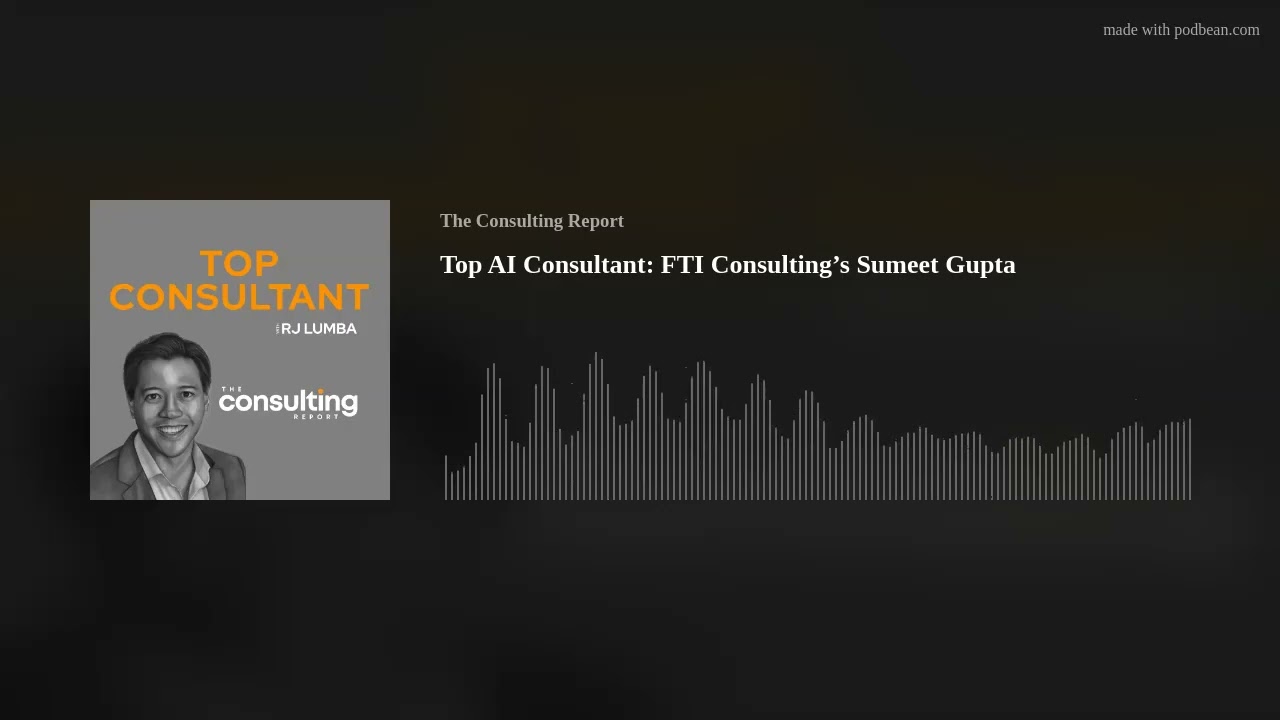 Top AI Consultant: FTI Consulting’s Sumeet Gupta