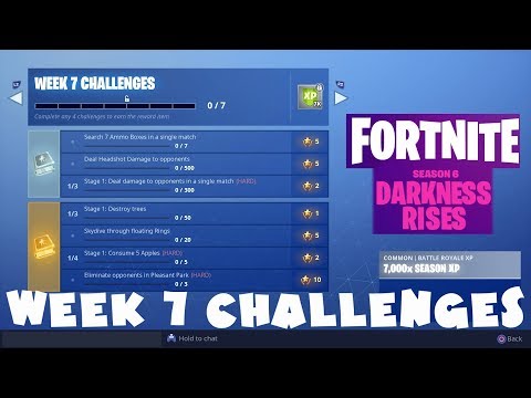(Chapter 1) ALL Week 7 Challenges Guide - Fortnite Battle Royale Season 6 (2018)
