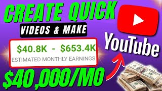 How To Make Money on YouTube For BEGINNERS | This Free Software Can Help You Make Videos Quickly!