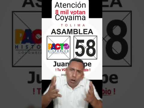 8 mil habitantes de Coyaima votan Asamblea Pacto Histórico 58 #tolima