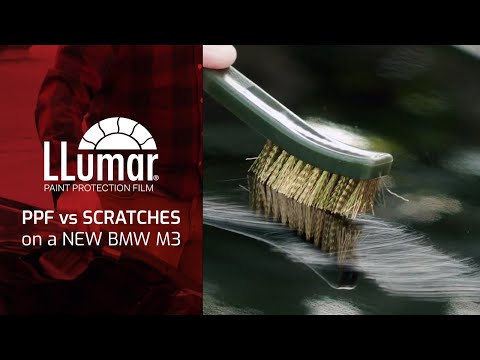 PPF vs SCRATCHES on a NEW BMW M3 | LLumar Select Black Paint Protection Film Put to the Test