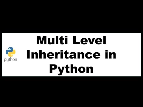 Python Bangla Tutorials 51 Multi Level Inheritance