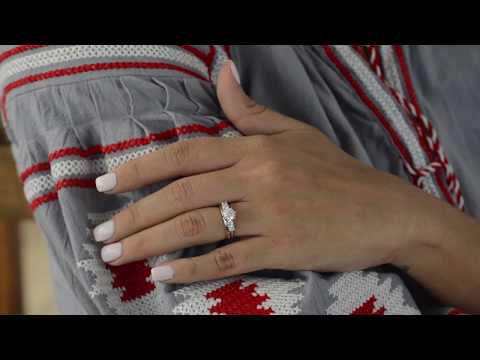 0.5 Ct. Graduated Four Stone Shared Prong Set Ring Wrap - TwoBirch TB-WRAP-0004-WG-H