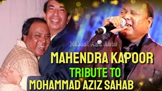 Download lagu Rare Song Singer Mohammad Aziz Sahab Tribute To Mahendra KapoorBy Nabeel And Aziz mp3