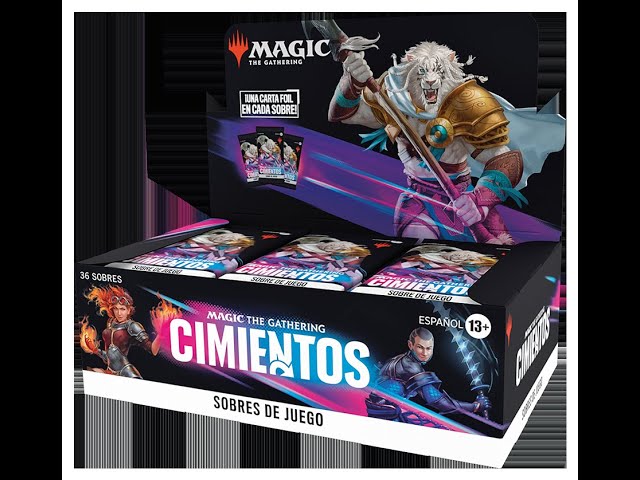 Vídeo relacionado con Caja de Sobres de Juego de Magic: The Gathering - Cimientos (Versión en Español)