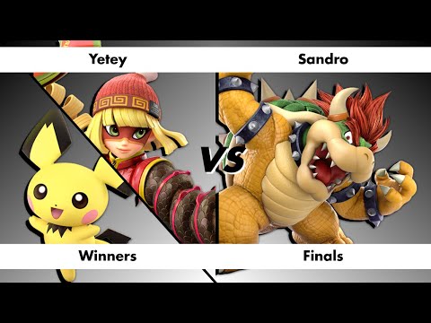 Smash @ Respawn #116 VCA Pre-Local Winners Finals - Yetey (Min Min, Pichu) vs. Sandro (Bowser)
