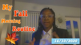Fall Morning Routine // Fall school morning routine