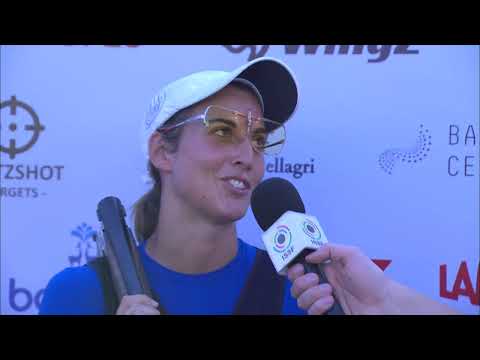 Interview Jessica Rossi (ITA) - Silver Medal - Trap Women - 2023 Baku (AZE) - ISSF WCH