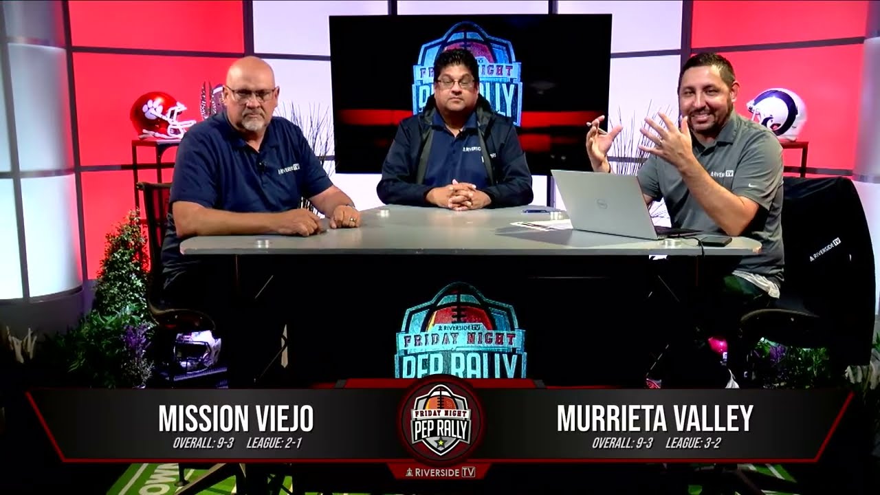Friday Night "Pep Rally" recaps weekly Riverside High School Football PLAYOFFS