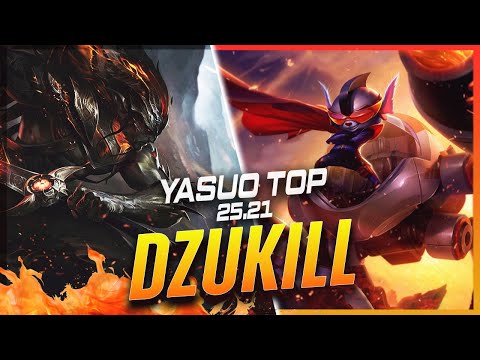 Dzukill - Yasuo vs Rumble TOP Patch 25.21 - Yasuo Gameplay
