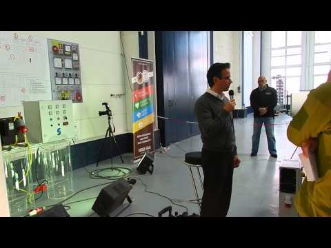 Rosch thrust kinetic power plant (KPP) demo / GAIA (AuKW) Auftriebskraftwerk Vorfürung (raw footage)