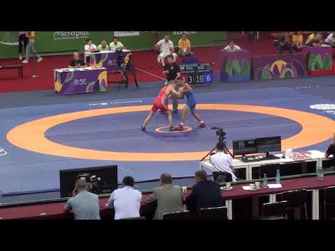 55 kq GR 1/8 final - Nihat Məmmədli (AZE) - Olivye Şkripçak (POL)