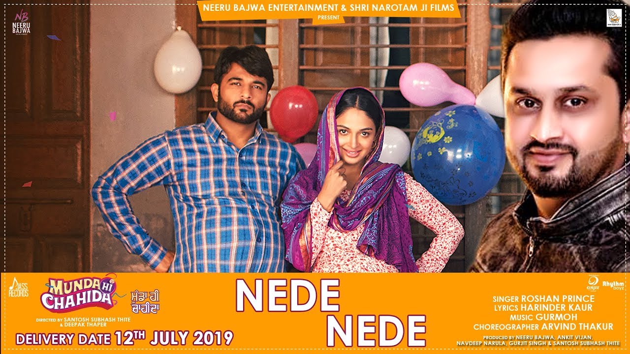 Nede Nede Lyrics  | Munda Hi Chahida | Harish Verma | Roshan Prince | Gurmoh