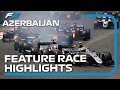 Formula 2 Feature Race Highlights | 2022 Azerbaijan Grand Prix