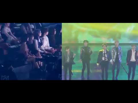 TWICE Reaction To BTS Performance IDOL MGA Awards