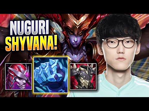 NUGURI IS A MONSTER WITH SHYVANA! - DK Nuguri Plays Shyvana TOP vs Taric! | Season 2022
