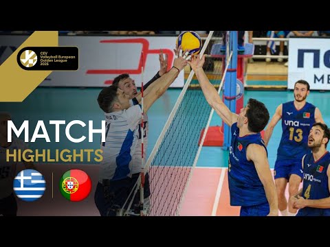  Highlights | Greece vs. Portugal - CEV Volleyball European Golden League 2025 | Men 