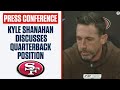 49ers HC Kyle Shanahan discusses QB Position, says Jimmy Garoppolo will NOT RETURN | CBS Sports