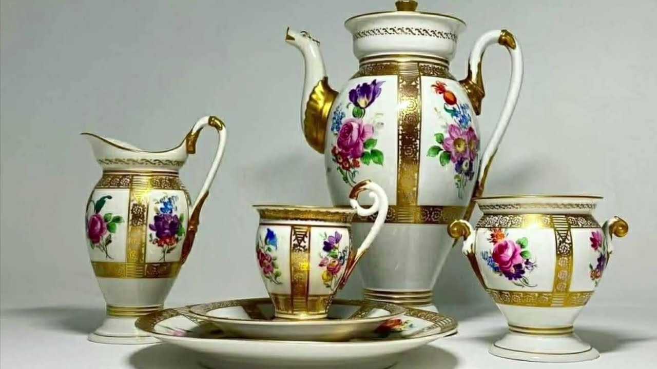 Old Paris porcelain coffee/tea sets #antik  #vintage  #антиквариат 