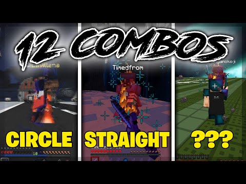 12 TYPES OF MINECRAFT PVP COMBOS