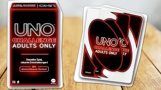 How to play UNO DARE CHALLENGE: ADULTS ONLY (gameplay, instructions, official rules) | boardgamesTV