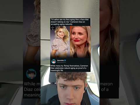 Cameron Diaz Explains Why She Prefers Her Natural Aging Face