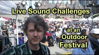 Live Sound Challenges at Festivals - How to Manage Live Sound Problems