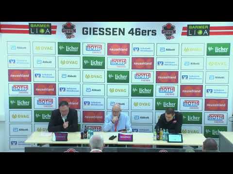 46ers-TV: Pressekonferenz GIESSEN 46ers - Paderborn Baskets