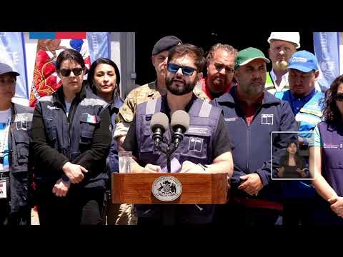 Centro de Acopio Isla Rocuant de Talcahuano: declaración del Presidente Gabriel Boric