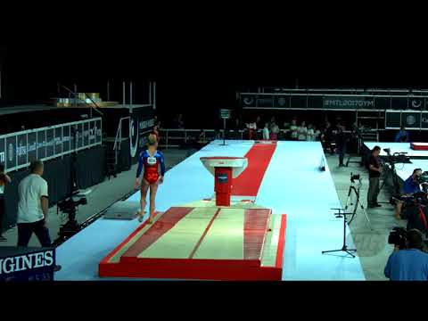 PASEKA Maria (RUS) - 2017 Artistic Worlds, Montréal (CAN) - Qualifications Vault 1