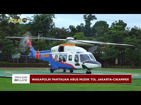 PRESISI UPDATE: WAKAPOLRI PANTAUAN UDARA ARUS MUDIK TOL JAKARTA CIKAMPEK  28/03/2025 21.00