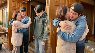 JIN BTS FINALLY COMES HOME! His Mother Cries as She Welcomes Jin & Jun
