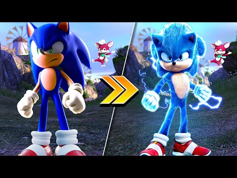 What If Movie Sonic was in Sonic Unleashed!