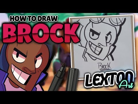 How To Draw BROCK - Brawl Stars // LextonArt