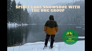 Spirit lake snowshoe