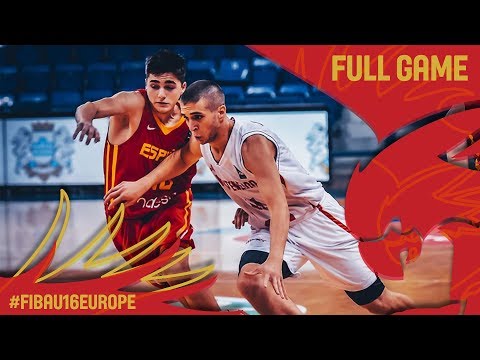 Montenegro v Spain - Full Game - FIBA U16 European Championship 2017