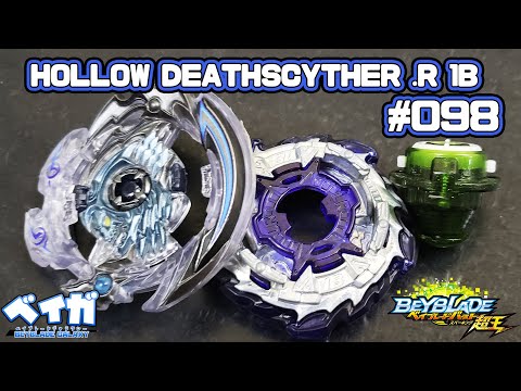 Testando combos 098 - HOLLOW DEATHSCYTHER .R 1B vs 3 combos - Beyblade Burst