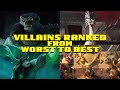 All Kung Fu Panda Villains RANKED! (Worst To Best)