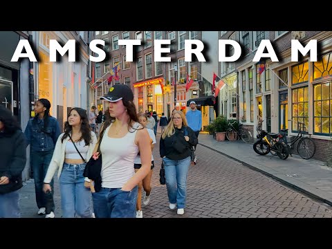 [4K]AMSTERDAM-Amazing Evening Walk In The Beautiful Amsterdam| Relaxing Evening with Amazing Vibes🇳🇱