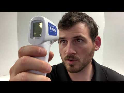 How to Use the BerrComm Non-Contact Infrared Digital Thermometer